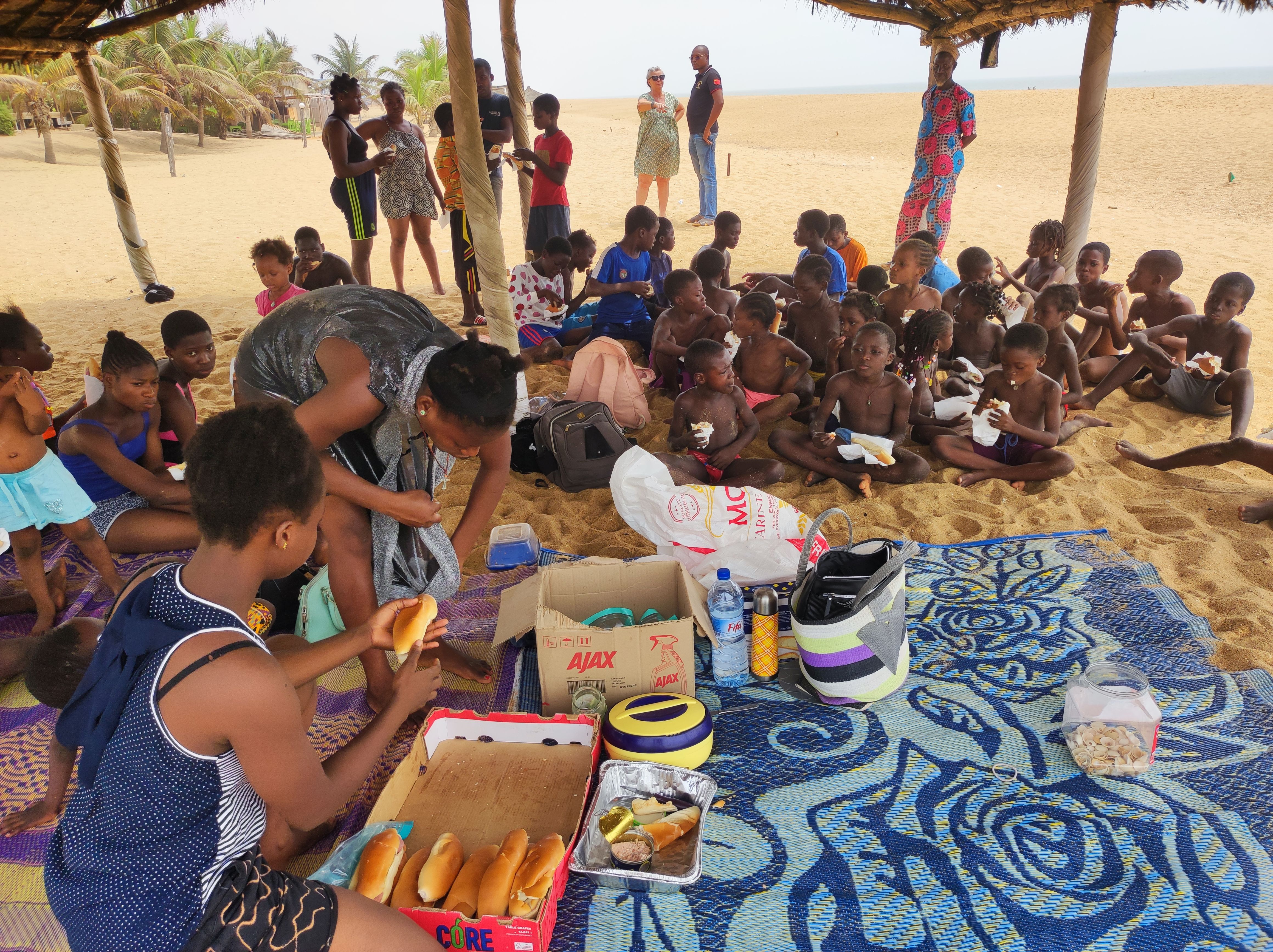 Après midi plage pour Ensemble pour grandir